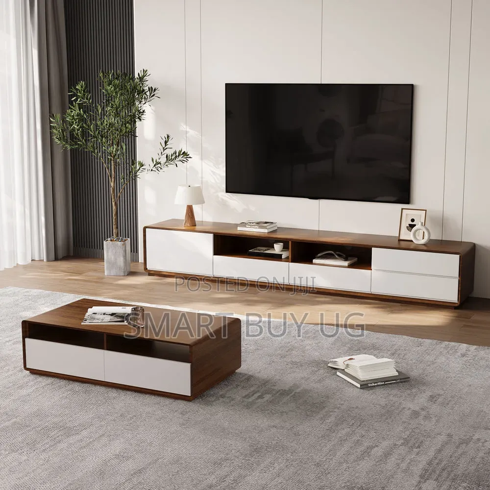 TV Stand/Center Table/TV Stand Unit/Classic Center Table 120cm Brown