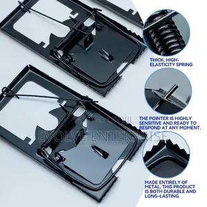 2PCS Heavy Duty Metal Mouse Traps
