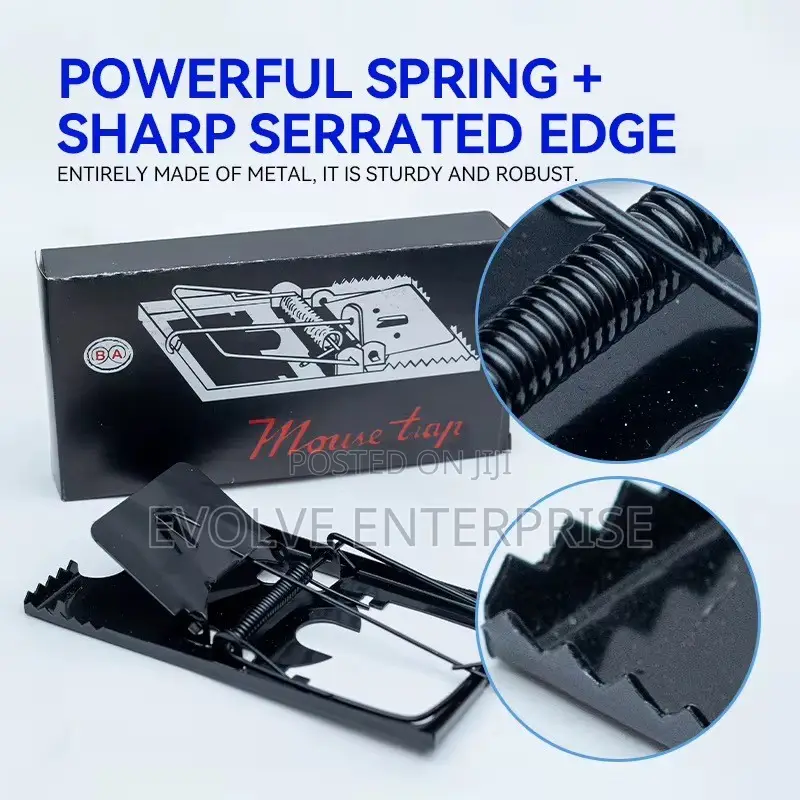 2PCS Heavy Duty Metal Mouse Traps