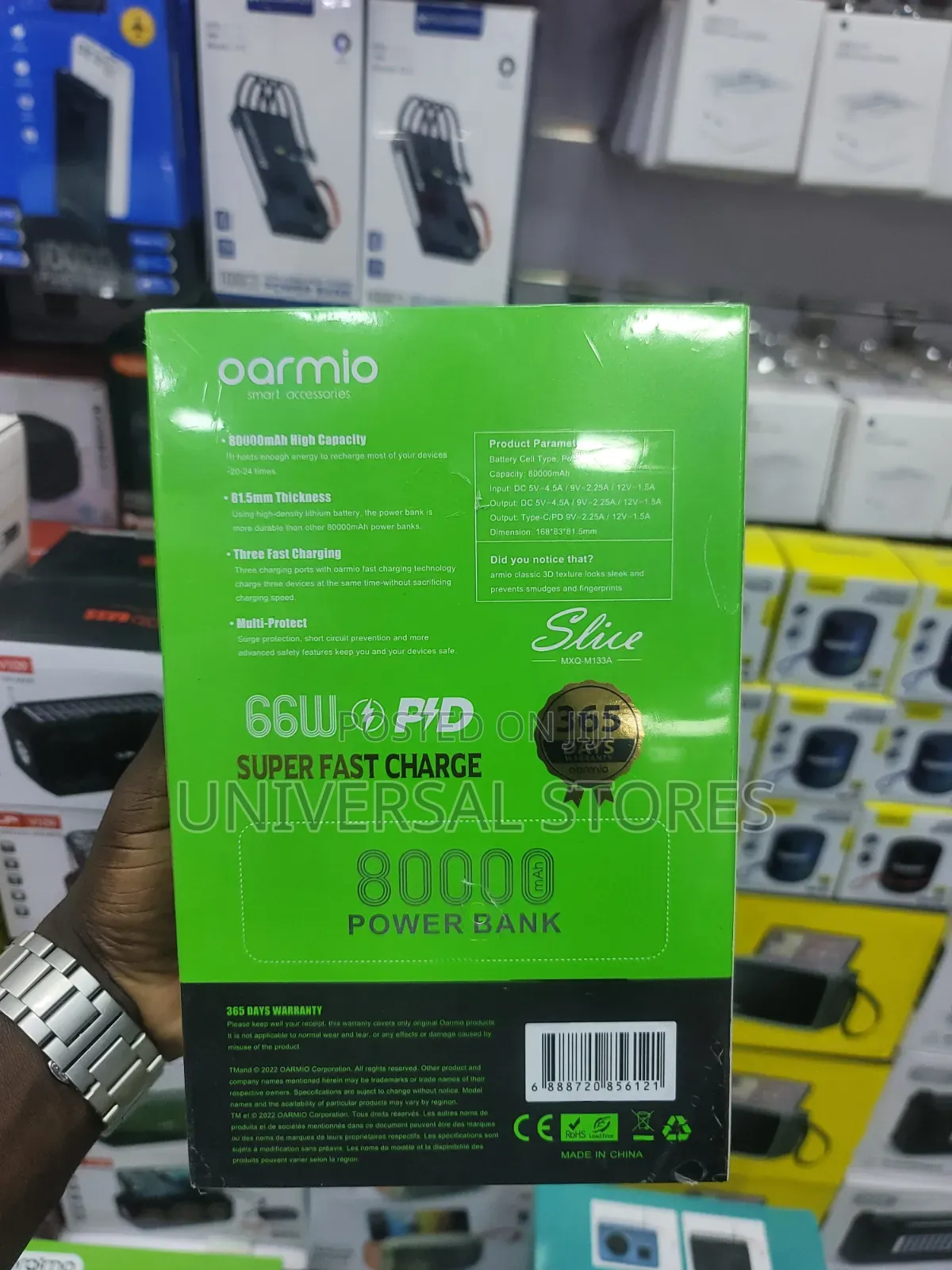 Oarmio 80000mAh Power Bank