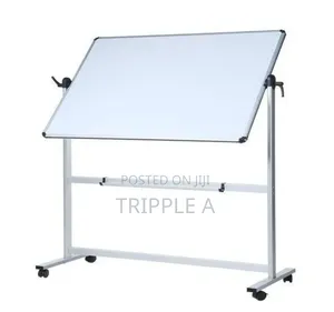 Double-Sided Magnetic Whiteboard With Adjustable Stand