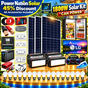 1800w Massive Clean Energy Solar System Full Kit