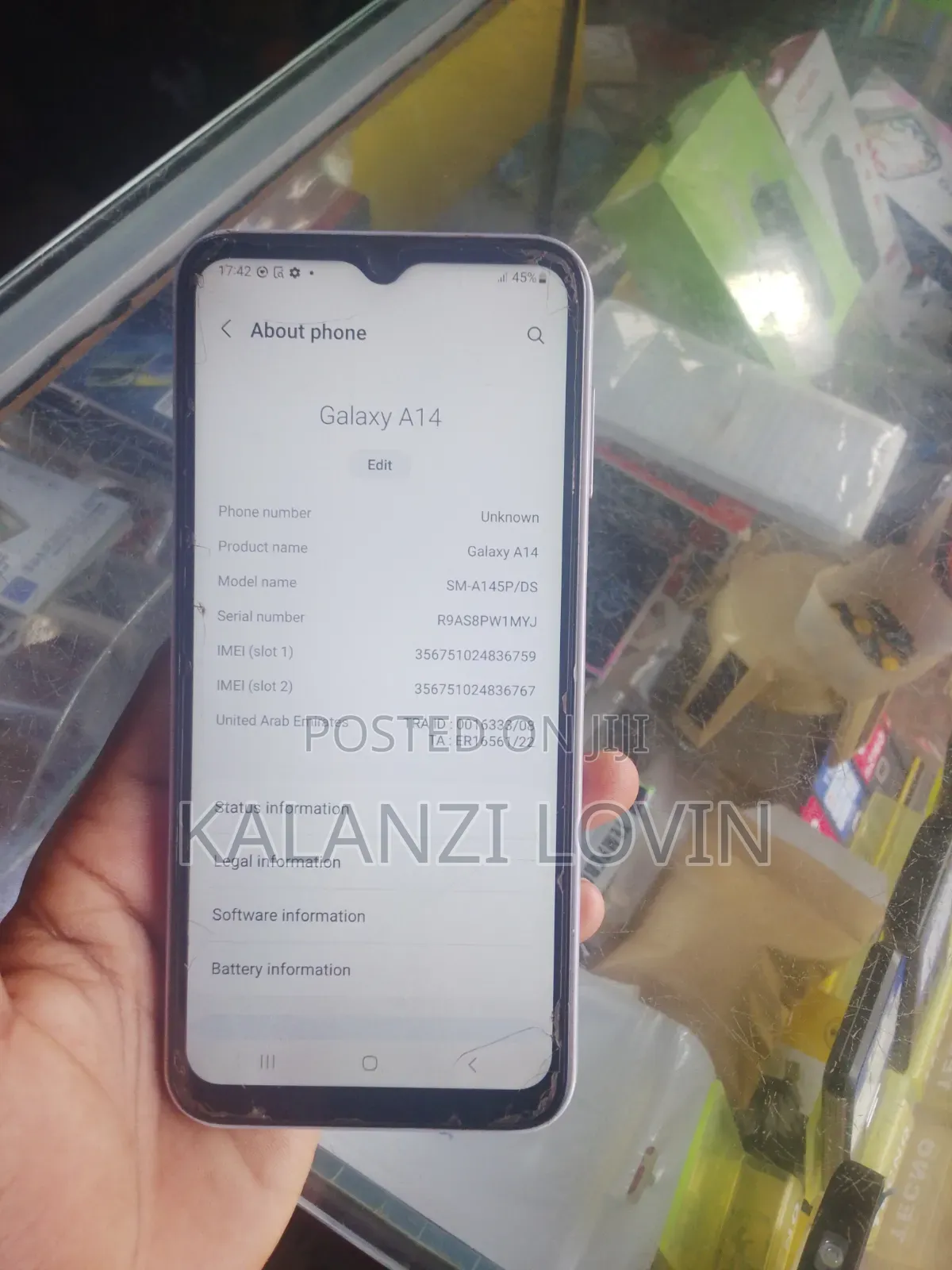 Samsung Galaxy A14 128 GB White