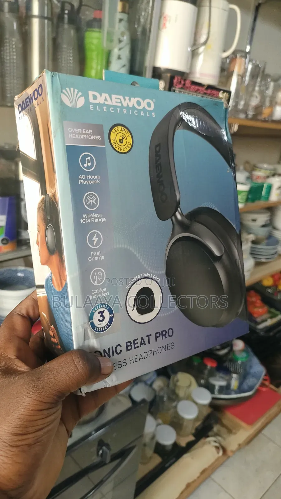 UK Daewoo Sonic Beat Pro Wireless Headphones.