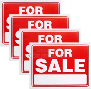 Sale Sign for Car and Auto Sales 9" X 12" - Rust Free Clear & Visible