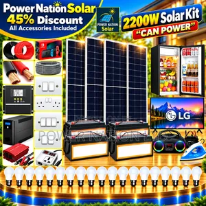 2200w Massive Clean Energy Solar System Full Kit