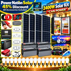 2400w Massive Clean Energy Solar System Full Kit