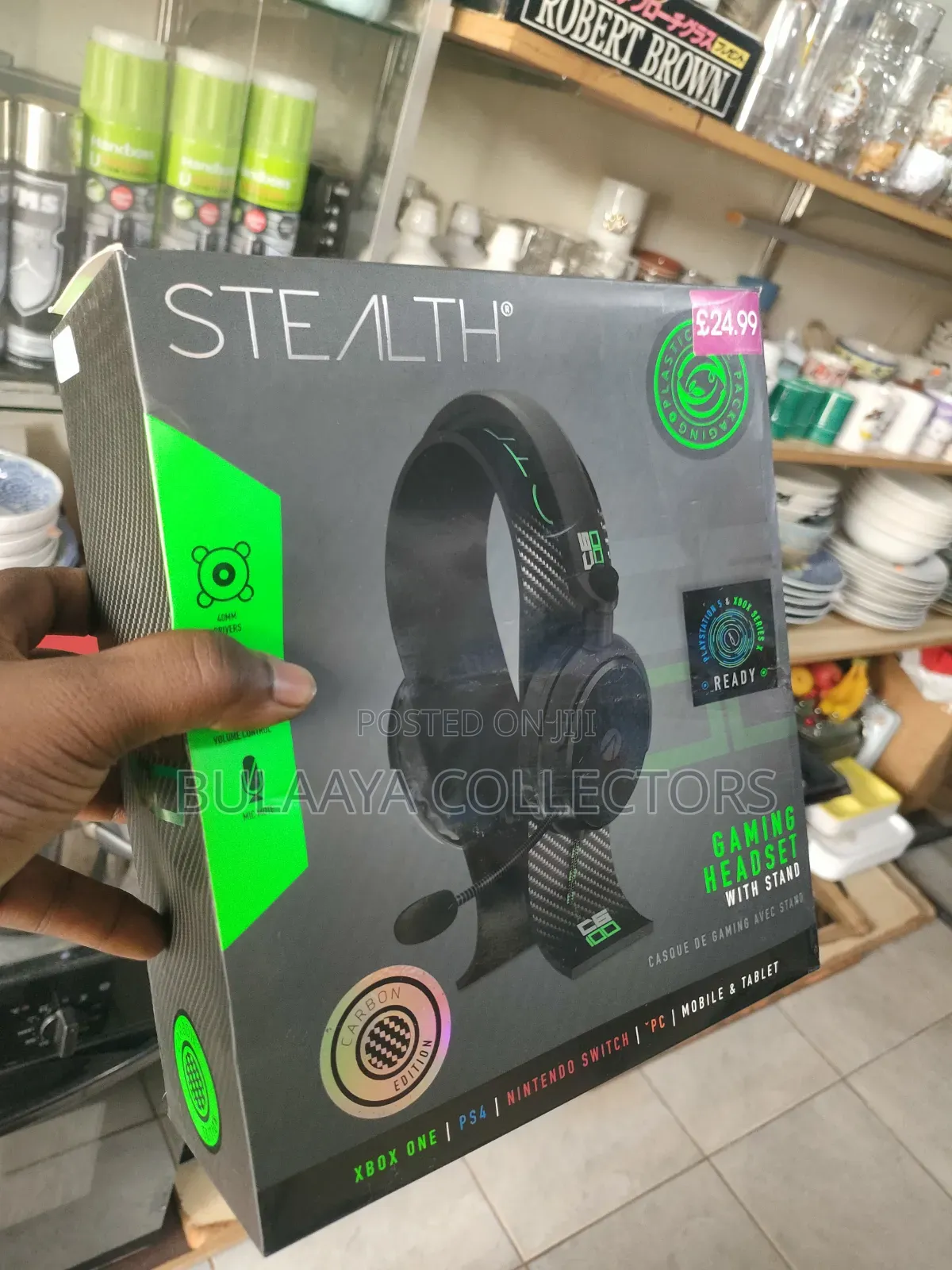 UK Stealth C6-100 Gaming Headset With Stand.