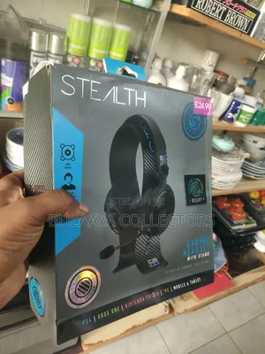 UK Stealth C6-100 Gaming Headset With Stand.