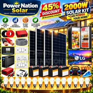 2000w Massive Clean Energy Solar System Full Kit