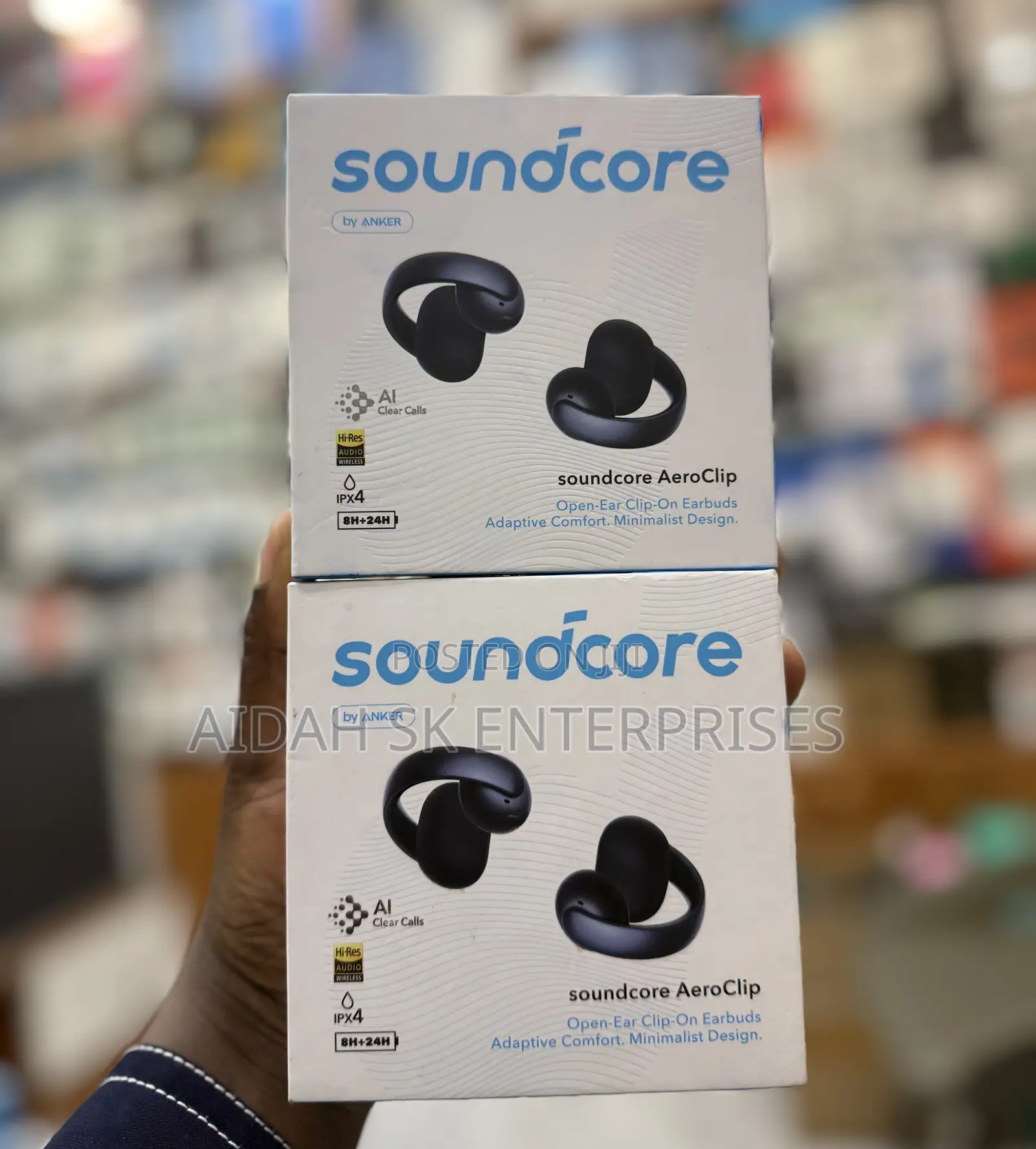 Anker Soundcore AeroClip Open Ear Clip on Earbuds