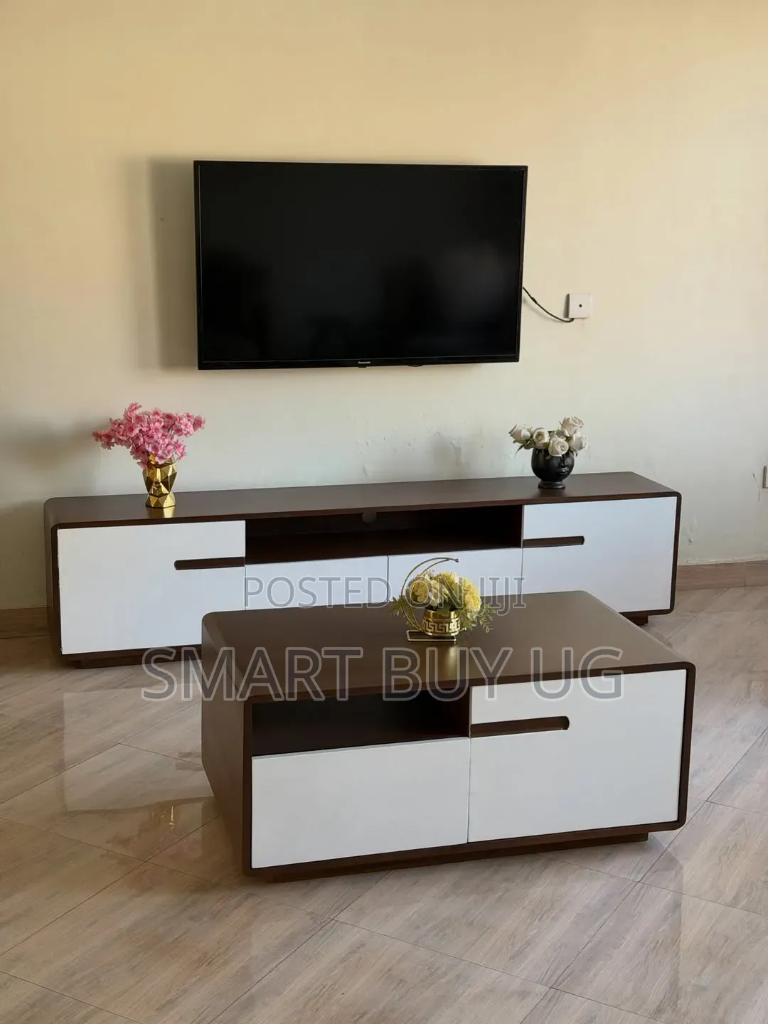 TV Stand + Center Table Combo Wooden Living Set Ct730
