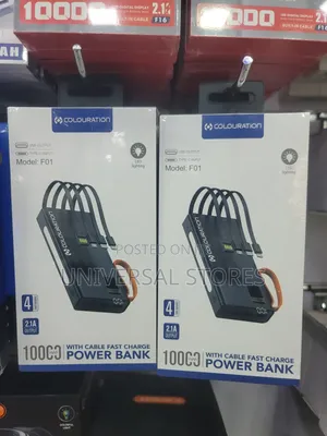 Colouration F01 10000mAh Power Bank