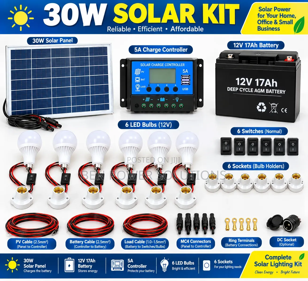 30W Solar System/Kit