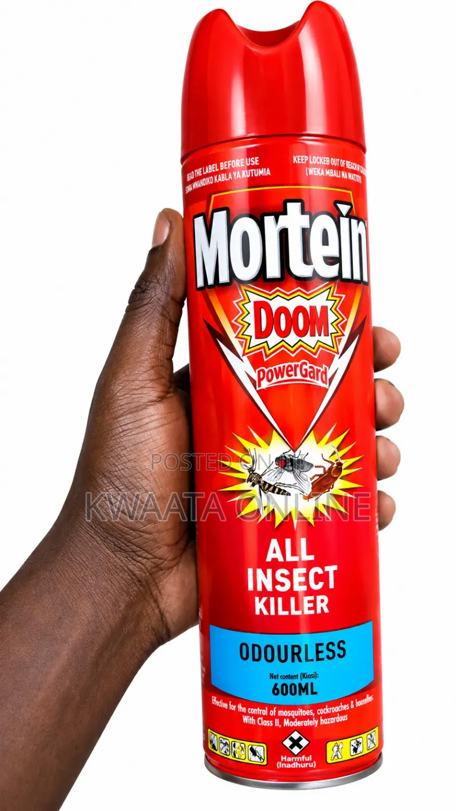 Mortein Doom PowerGard Mosquito/Insect Killer Spray- Odourless 600ml