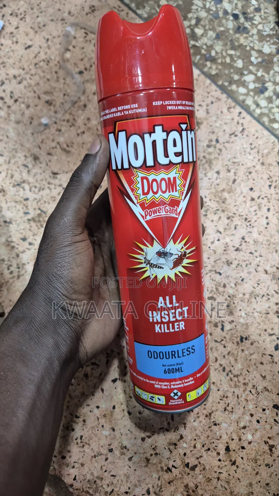 Mortein Doom PowerGard Mosquito/Insect Killer Spray- Odourless 600ml