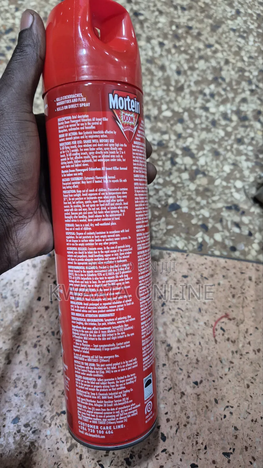 Mortein Doom PowerGard Mosquito/Insect Killer Spray- Odourless 600ml