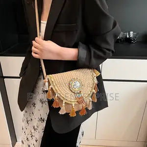Bohemian Beaded Fringe Cross Body Bag Retro Shoulder Bag Ethnic Beach