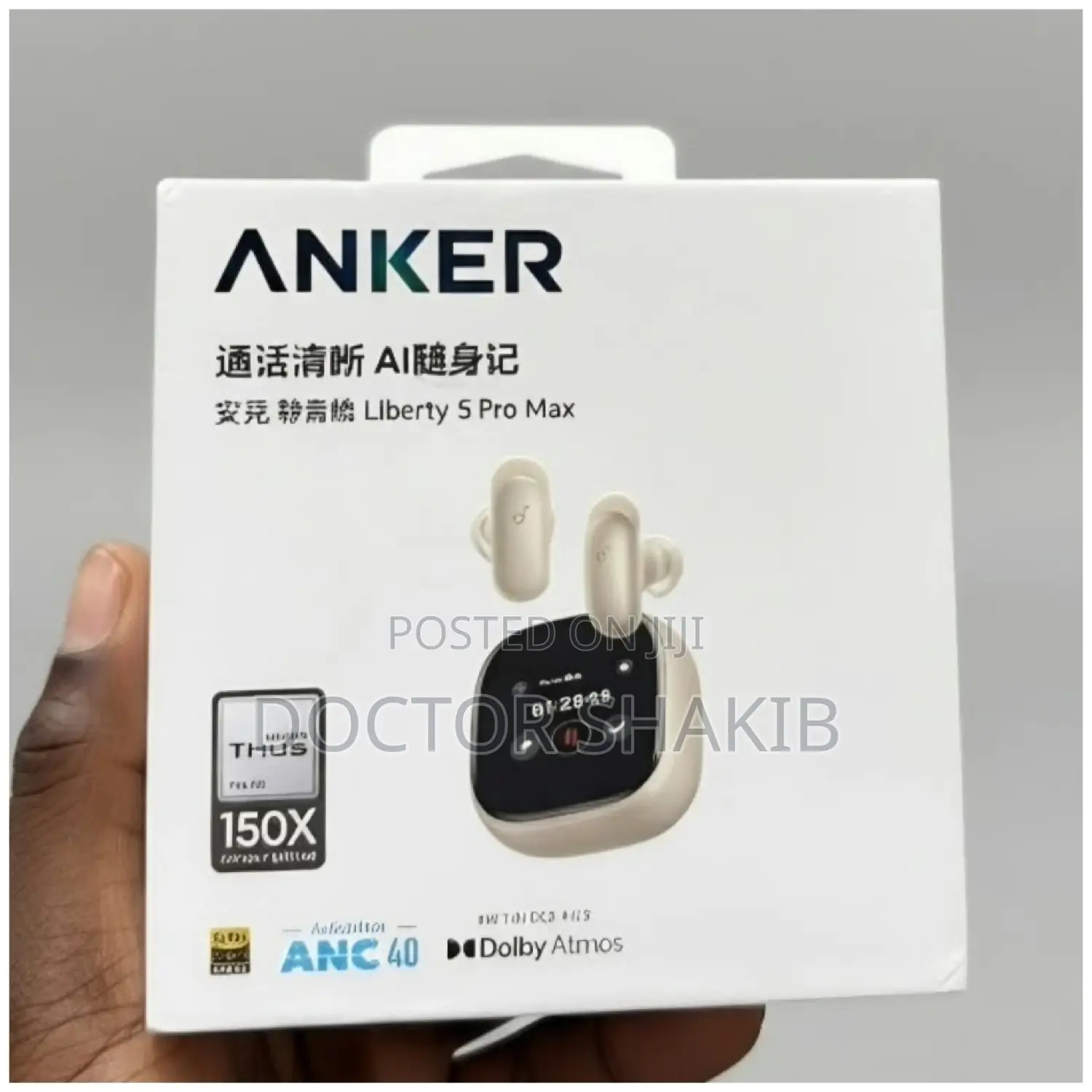 Anker Soundcore Liberty 5 Pro Max Wireless Earbuds.