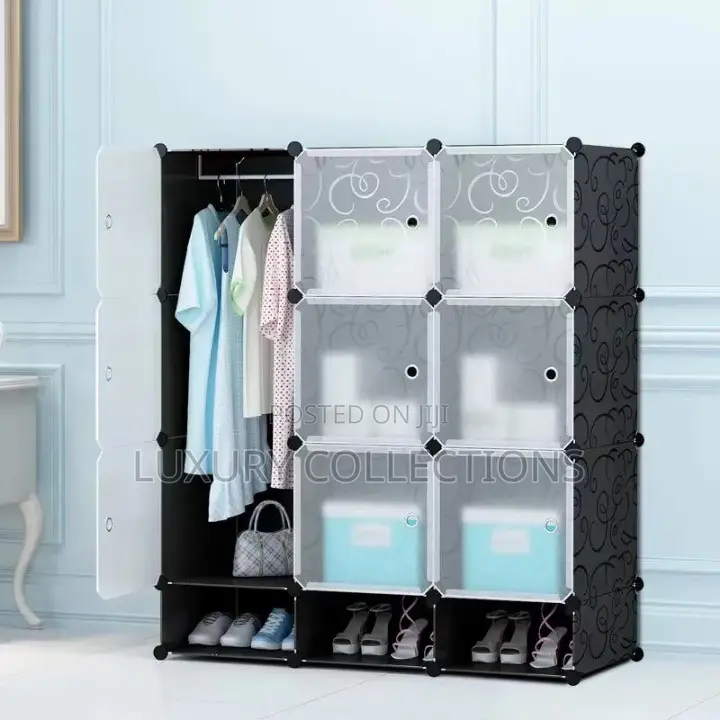 3-Column Plastic Storage Cabinet
