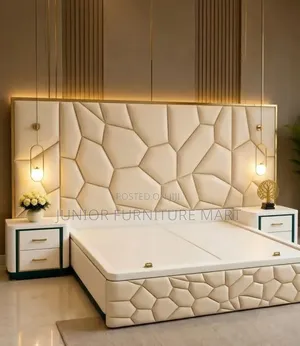 Modern Leather Bed