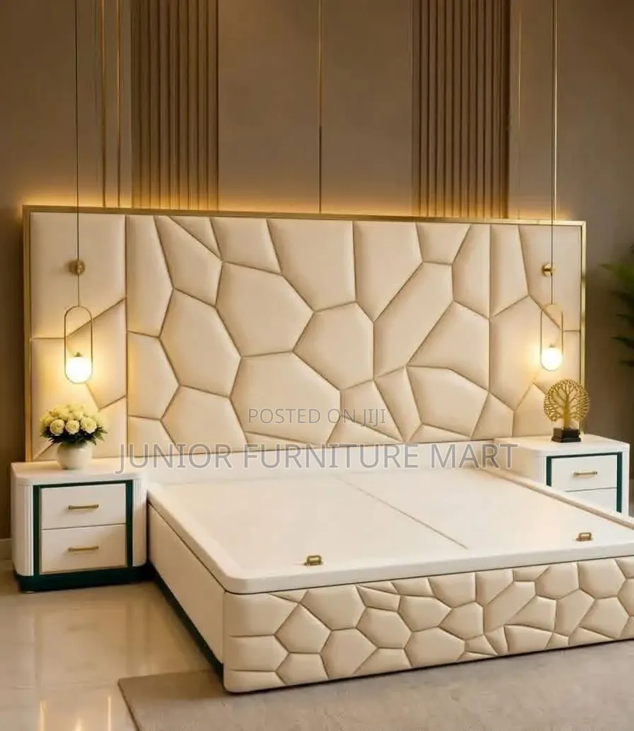 Modern Leather Bed