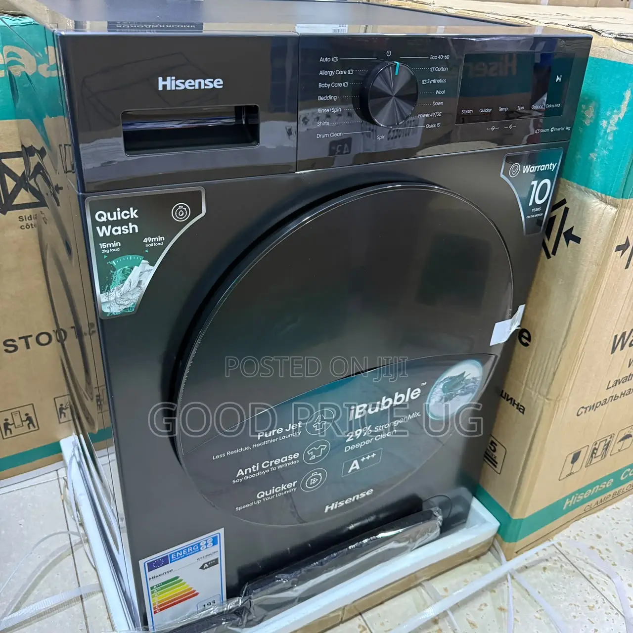 New Model Hisense 9kg Front Loader