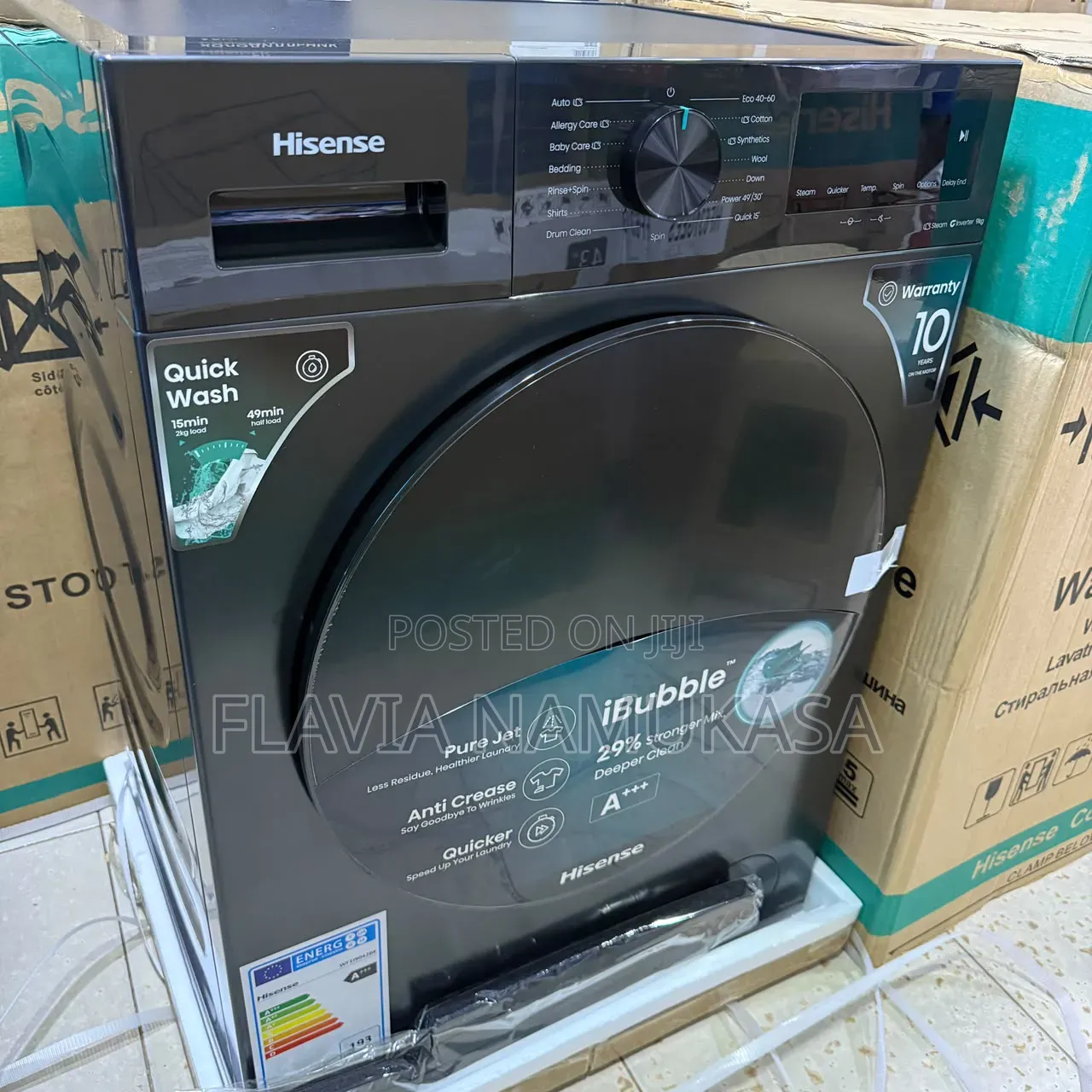 New Model Hisense 9kg Front Loader