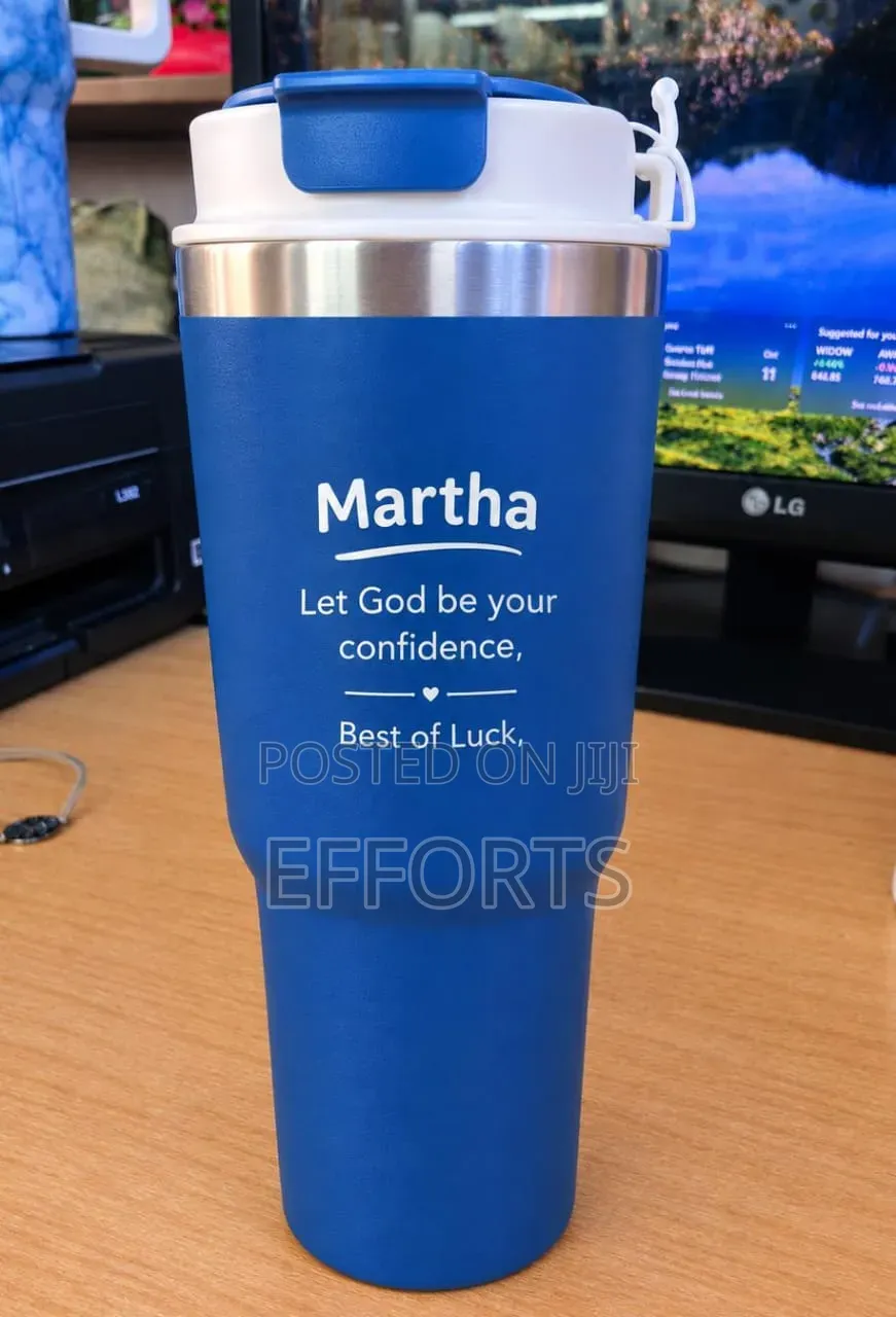 Branded Mugs, Bottles, and Stanley Cups