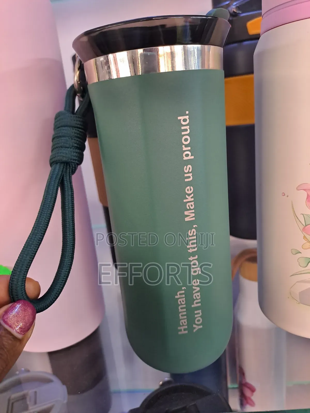 Branded Mugs, Bottles, and Stanley Cups