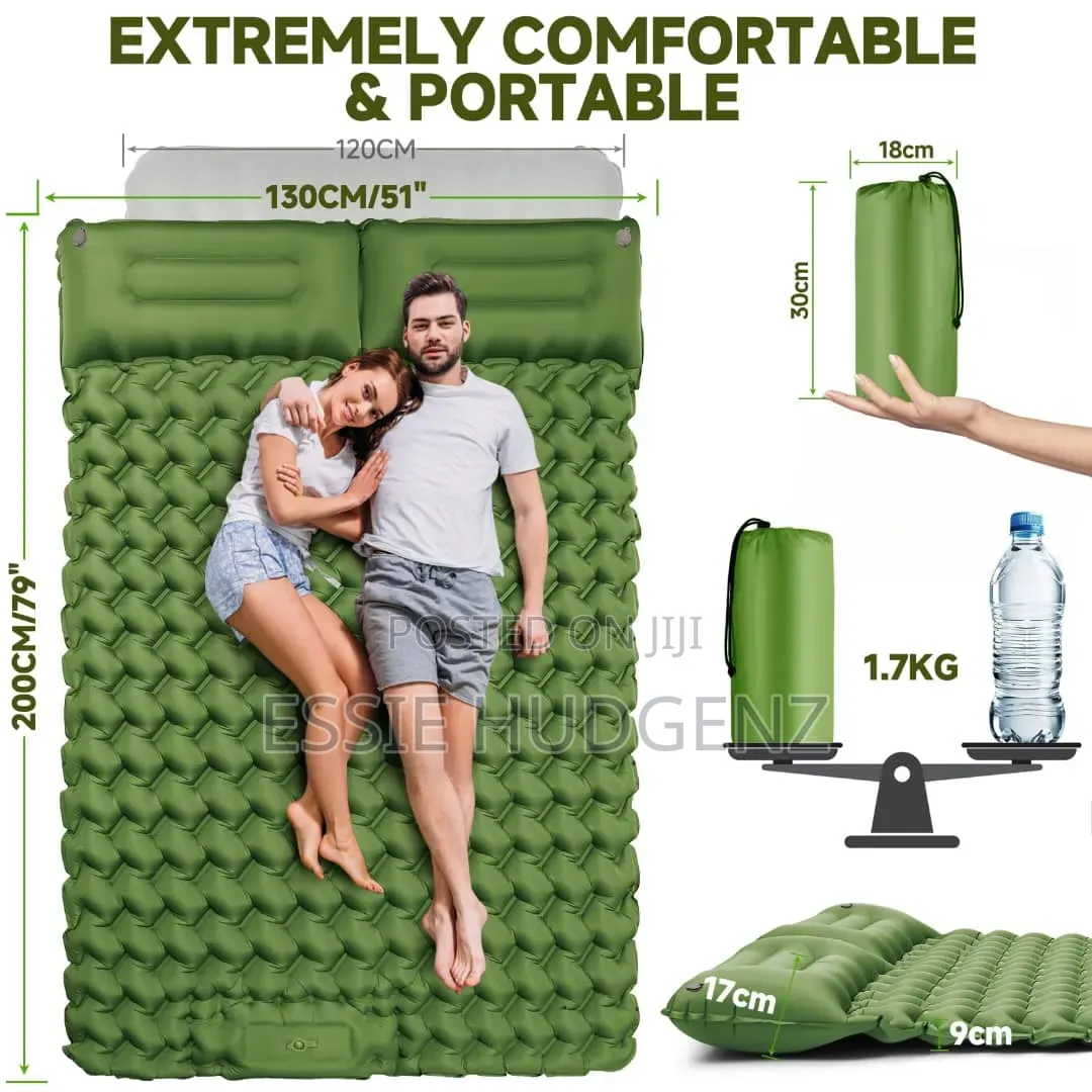 Sleeping Pad Double Inflatable Camping Mat Self Inflating