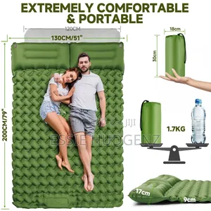 Sleeping Pad Double Inflatable Camping Mat Self Inflating