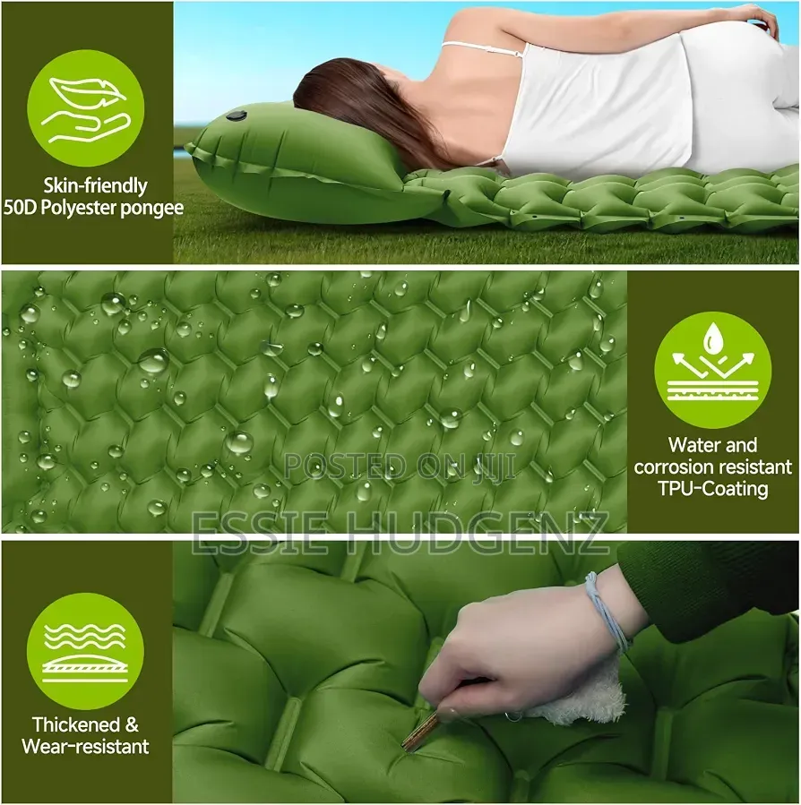 Sleeping Pad Double Inflatable Camping Mat Self Inflating