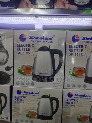 Simbaland Electric Kettle GK-119S (1.8L, Stainless Steel).