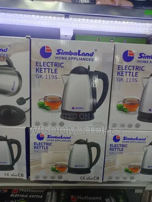 Simbaland Electric Kettle GK-119S (1.8L, Stainless Steel).