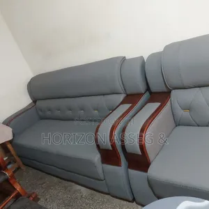 Sofa Premium 6 Seater Leather Brown