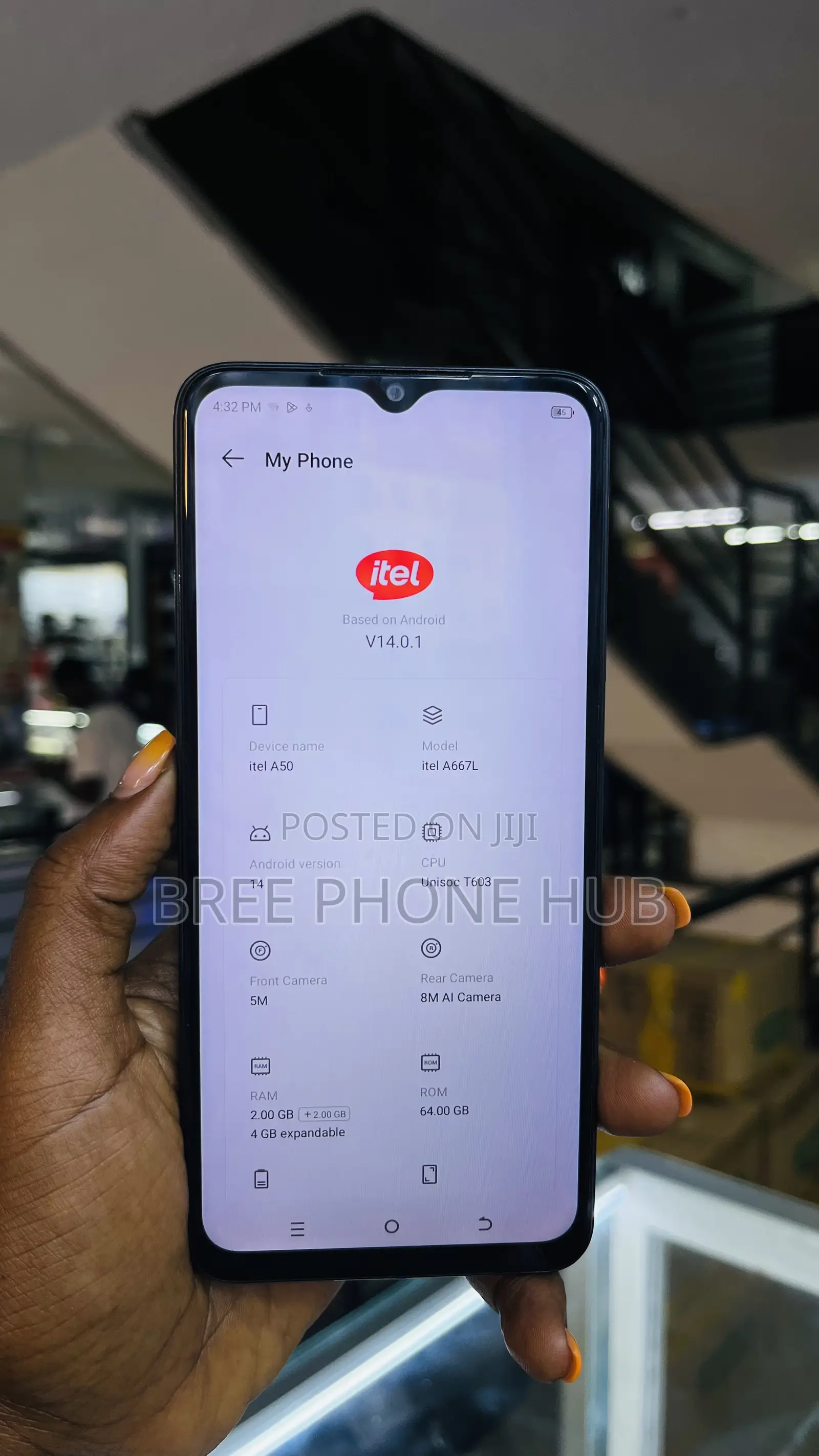 Itel A50 128 GB Black