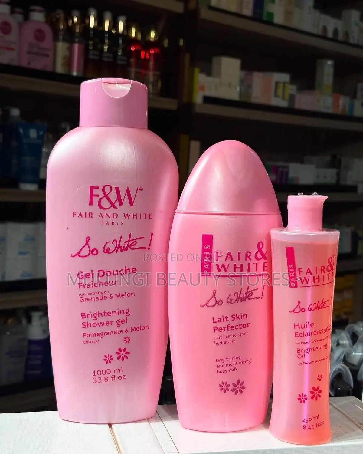 Fair & White So White Pink Skincare Set Original