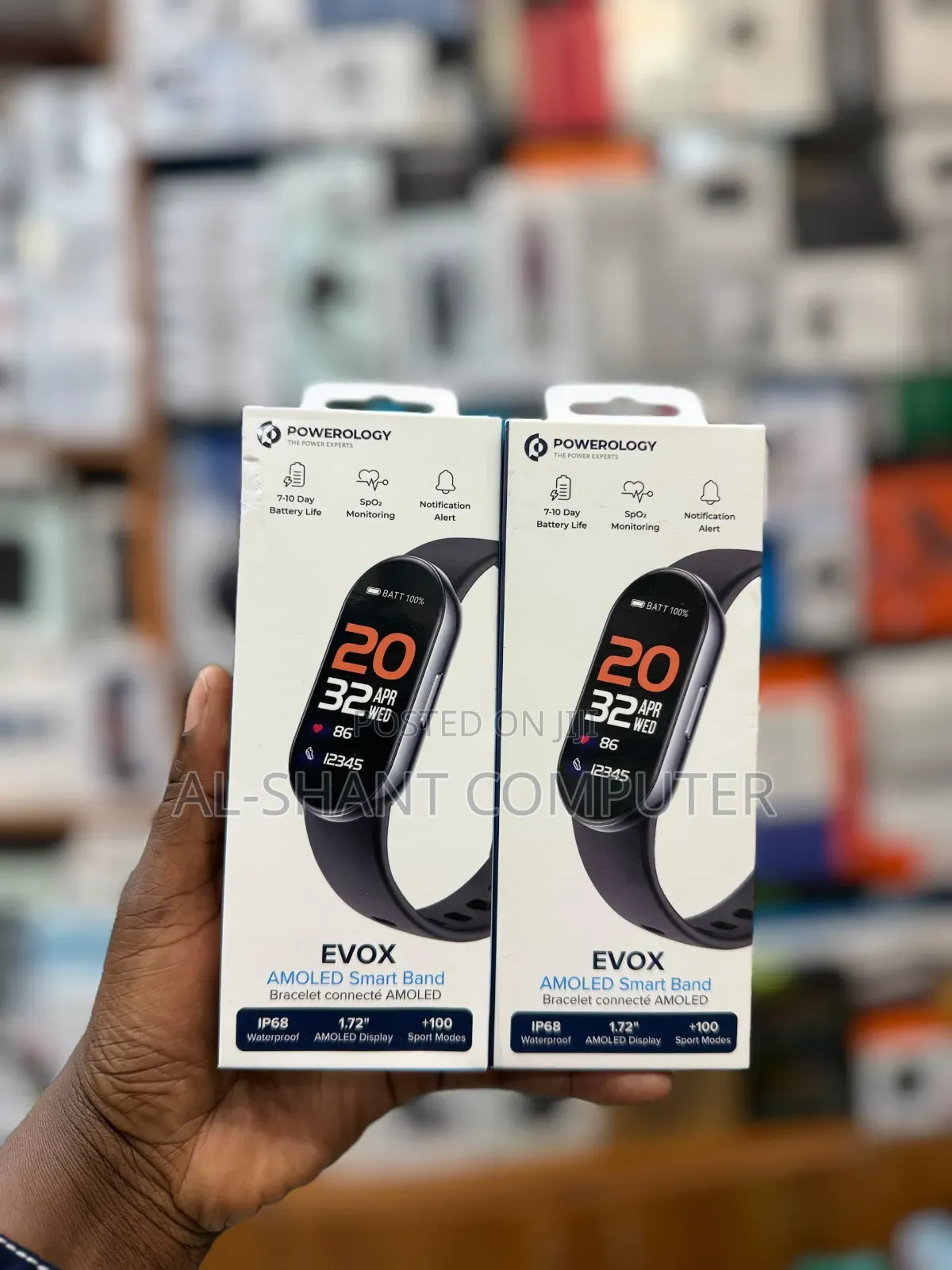 Evox Amoled Smart Band/Fitness Watch