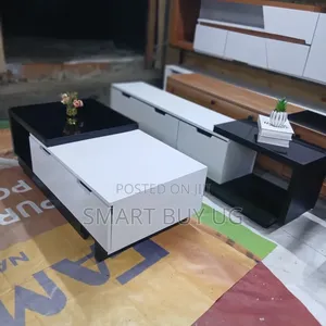 TV Stand/Center Table/White TV Stand/Classic Center Table 120cm White