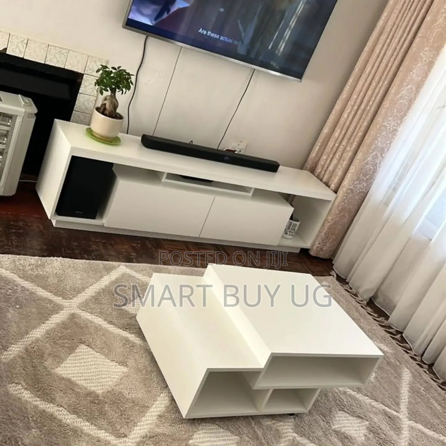 TV Stand/Center Table/TV Stand Unit/Wall Unit TV Stands 6ft White