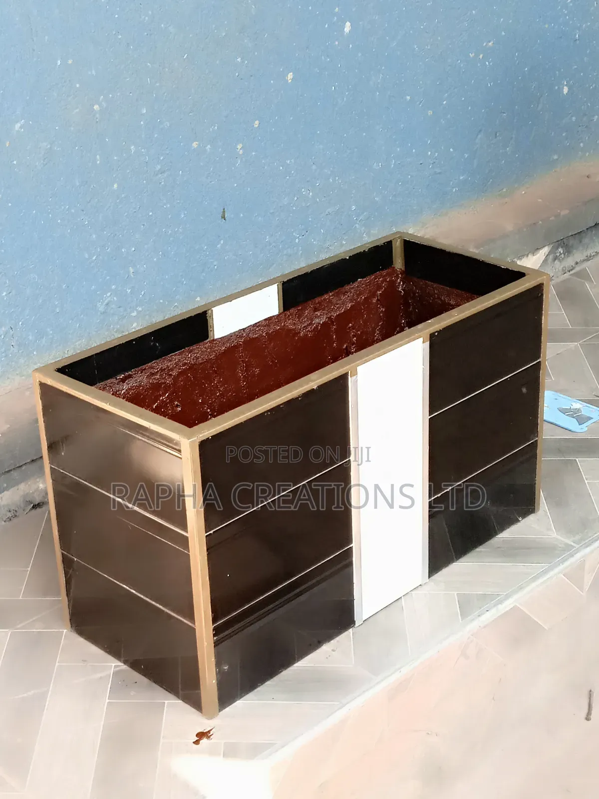 Rectangle Ceramic Tile Flower Pots