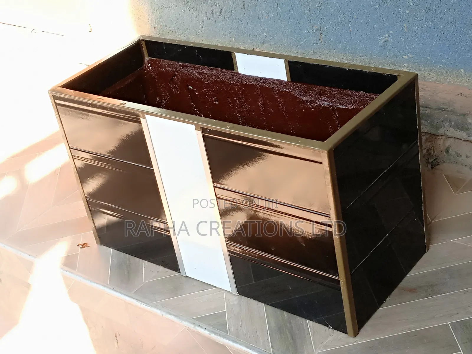 Rectangle Ceramic Tile Flower Pots