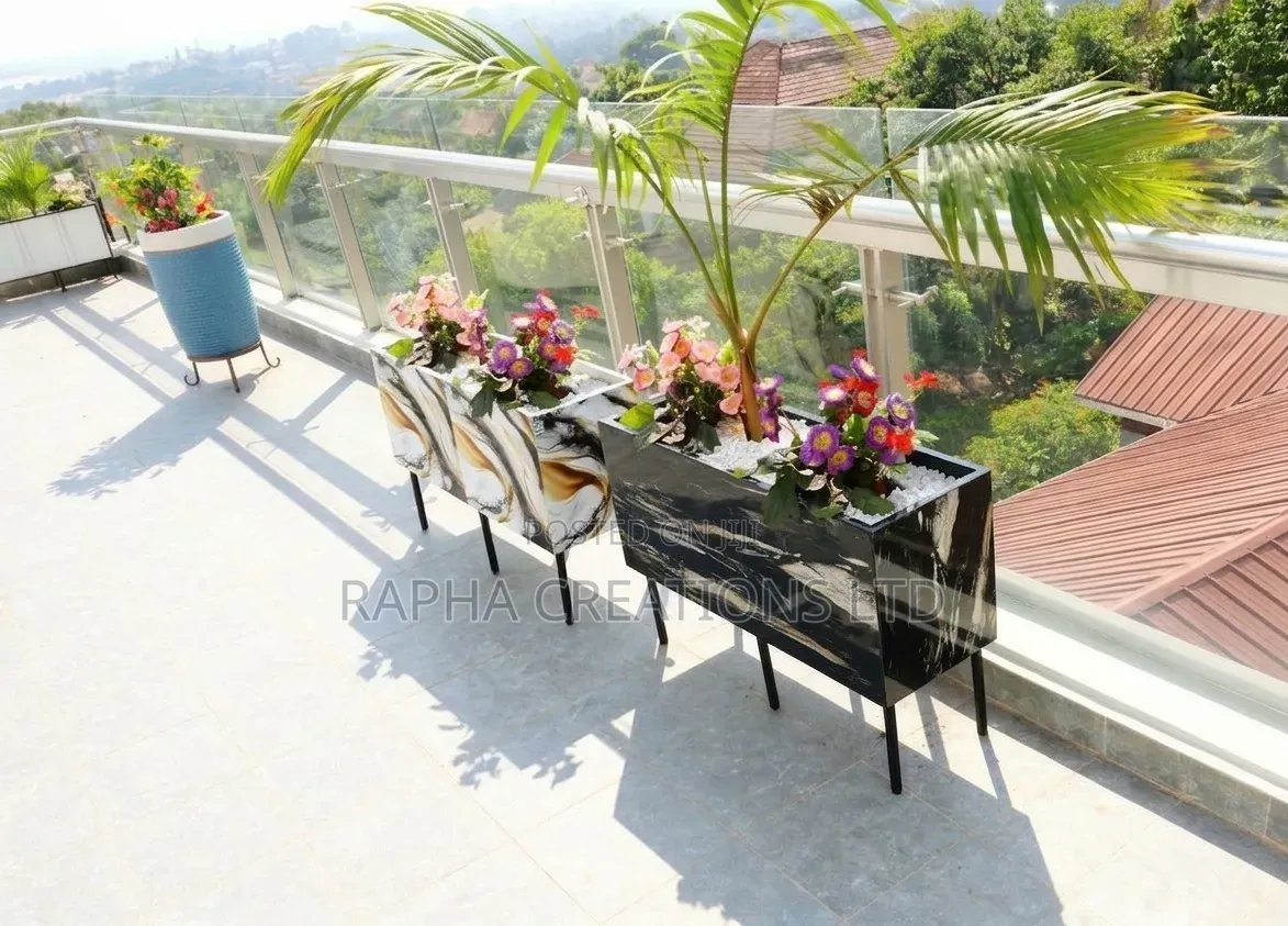 Rectangle Ceramic Tile Flower Pots