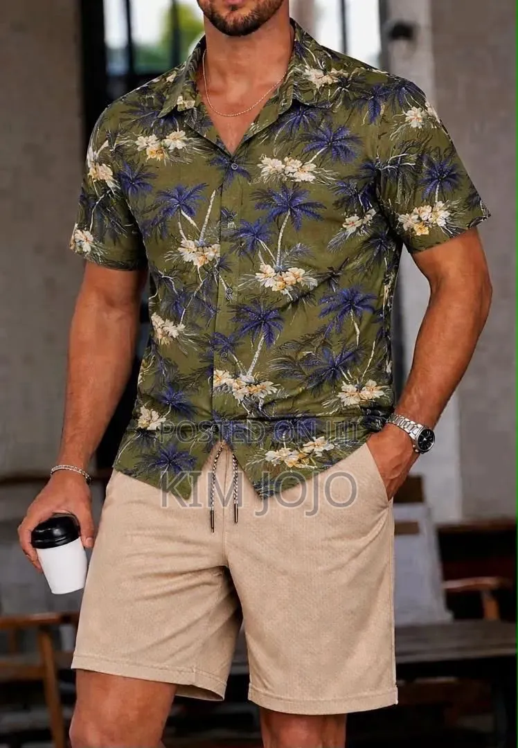 Vintage Shirt and Shorts Set