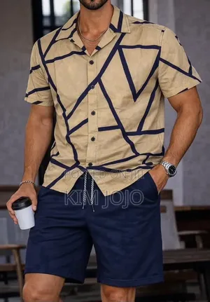 Vintage Shirt and Shorts Set