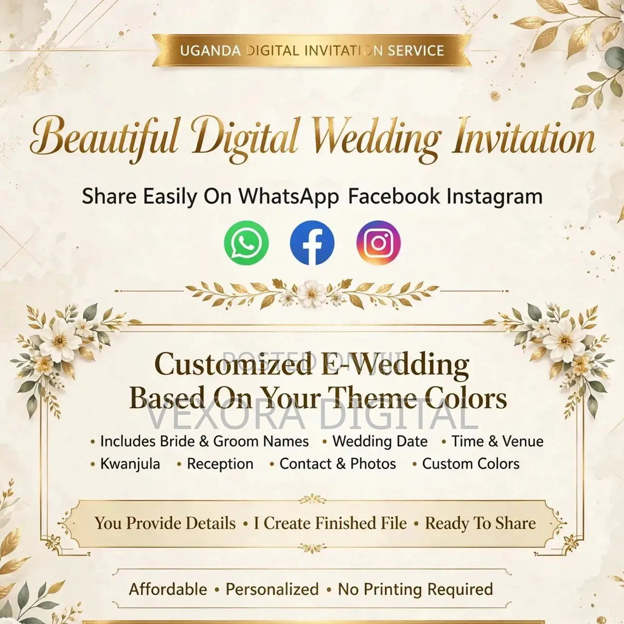 Digital Wedding Invitation Cards | E-Invites