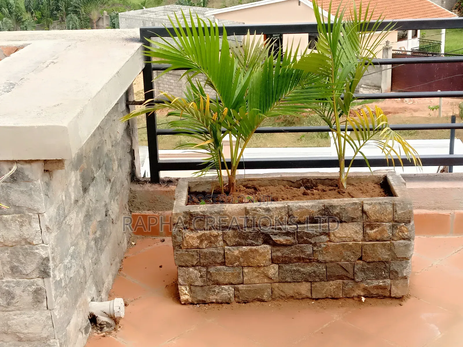 Stone Slate Flower Pots/Stone Cladding