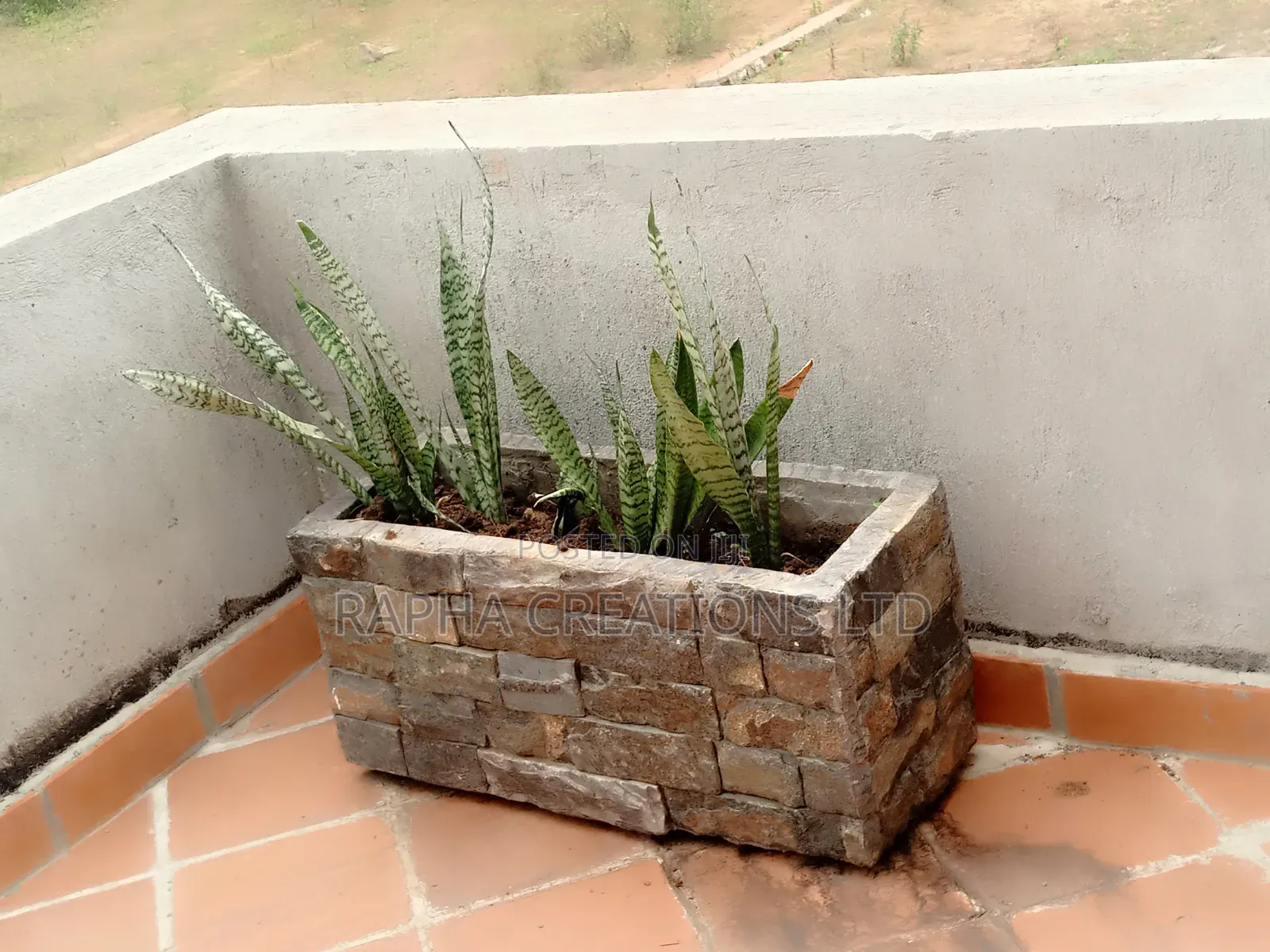 Stone Slate Flower Pots/Stone Cladding
