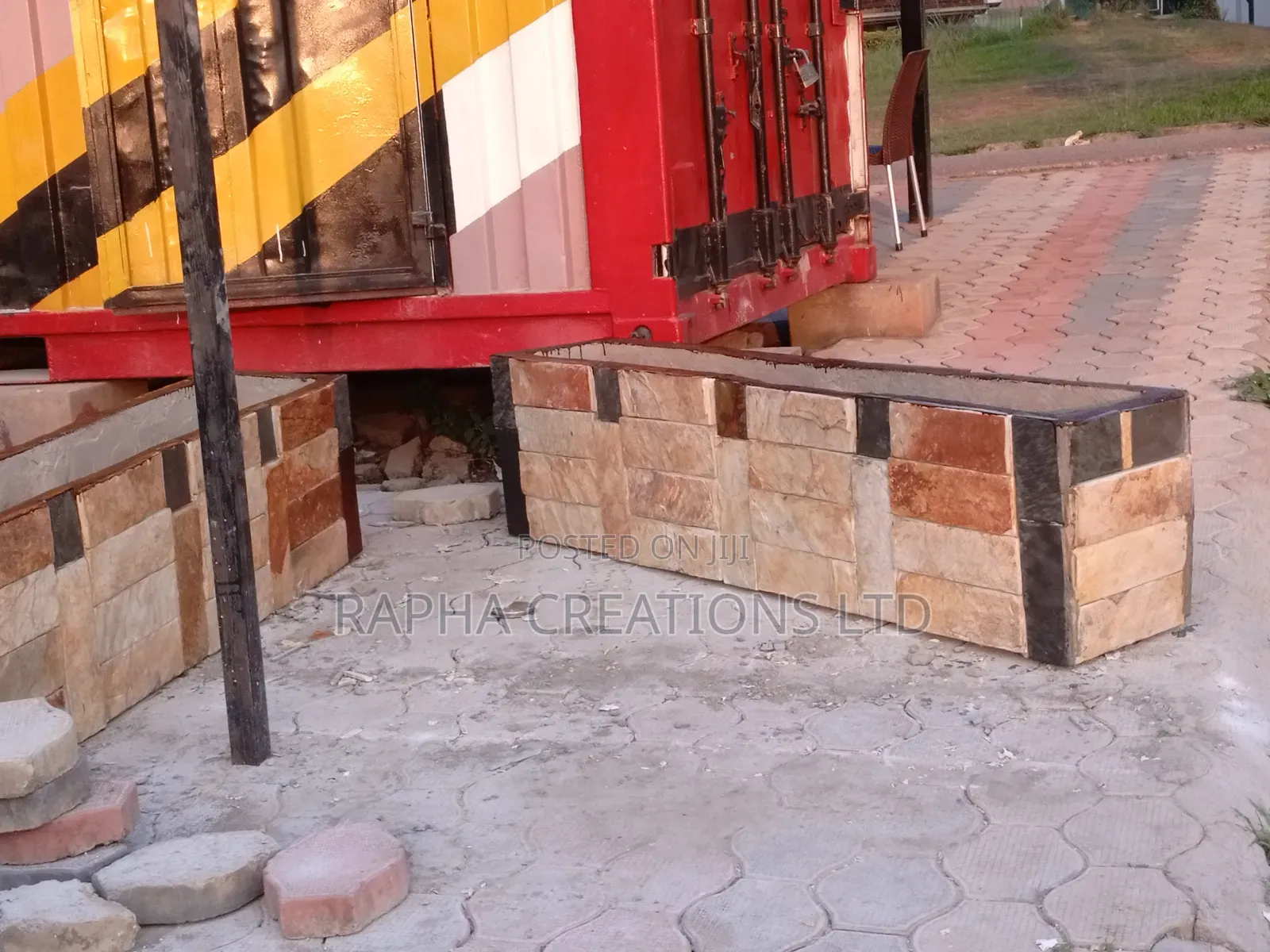 Stone Slate Flower Pots/Stone Cladding